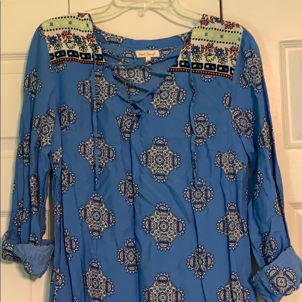 women’s detailed pattern dress